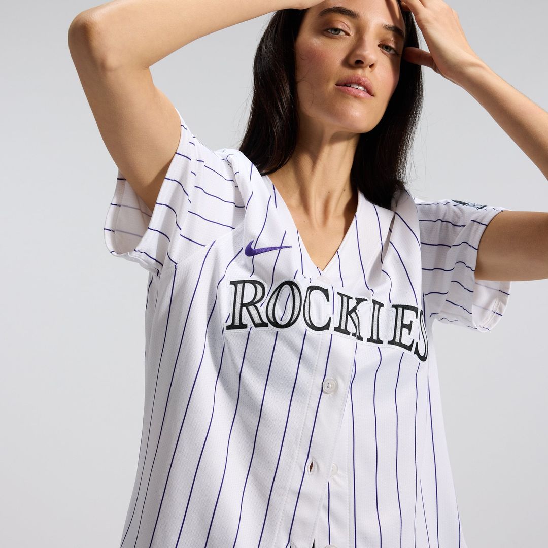 Colorado Rockies Nike Women's Home Limited Jersey - White