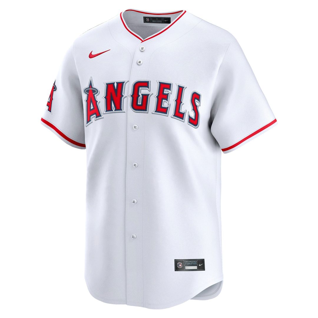 Los Angeles Angels Nike Home Limited Jersey - White