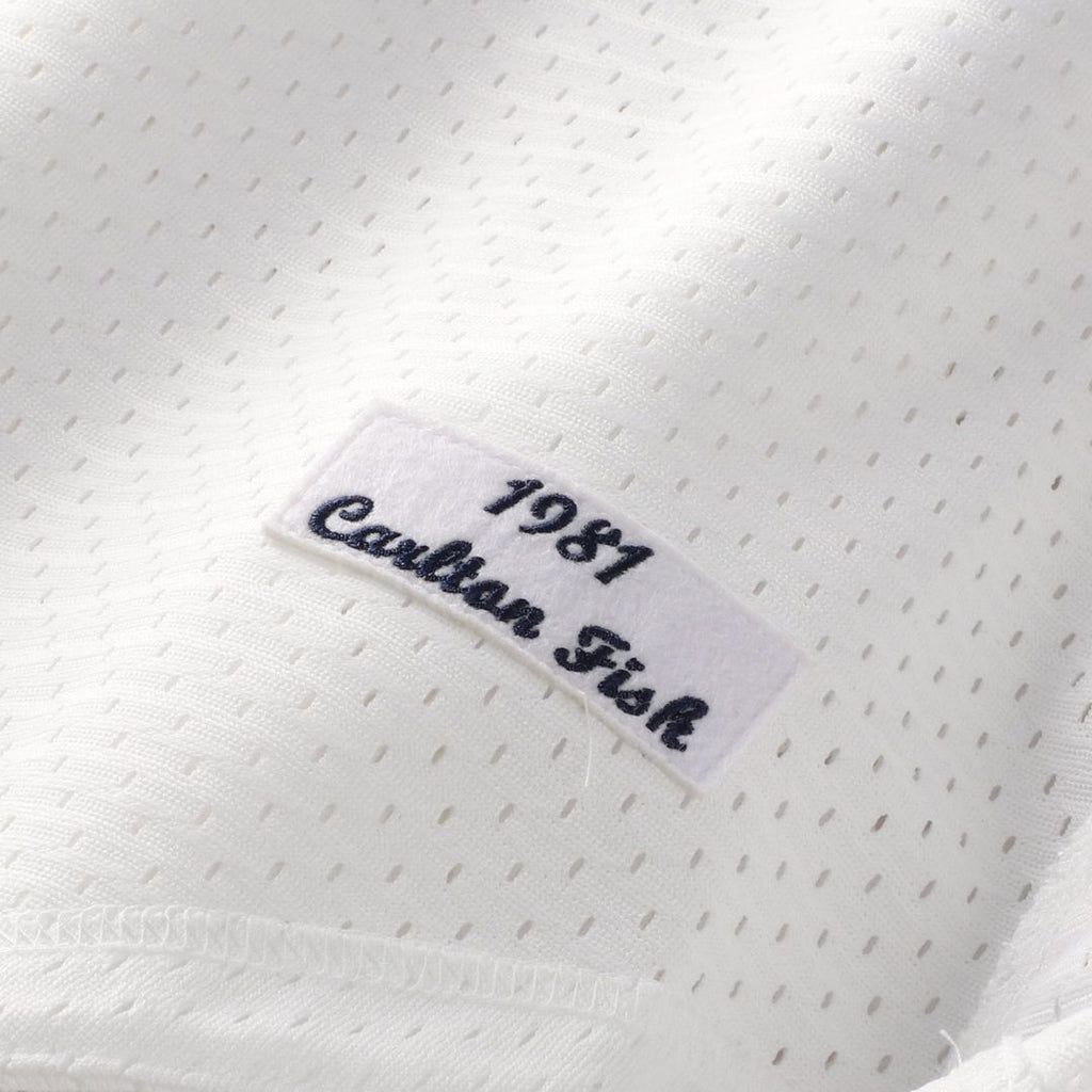 Chicago White Sox Carlton Fisk Mitchell & Ness Authentic Batting Practice Jersey - Navy
