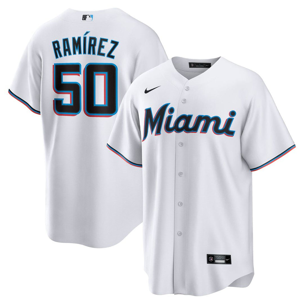 Miami Marlins Agustín Ramírez Nike Home Replica Jersey - White