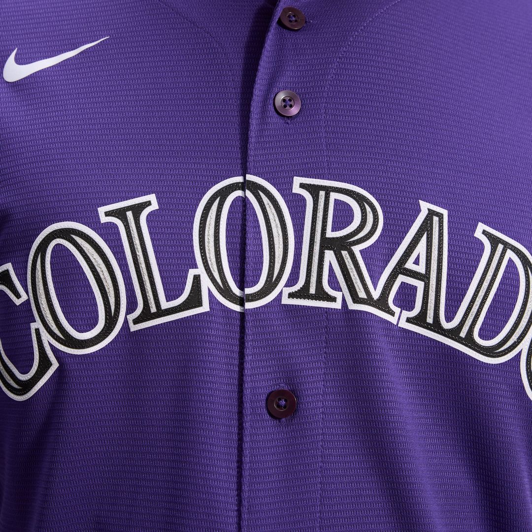 Colorado Rockies Nike Alternate Replica Team Jersey - Purple