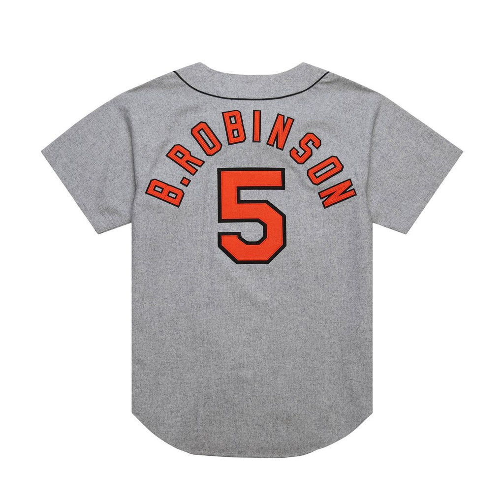 Baltimore Orioles Brooks Robinson Mitchell & Ness Cooperstown 1966 Authentic Jersey - Gray