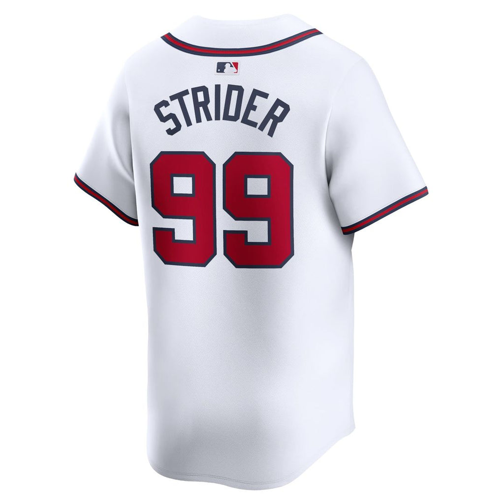Atlanta Braves Spencer Strider Nike Home Limited Player Jersey - White
