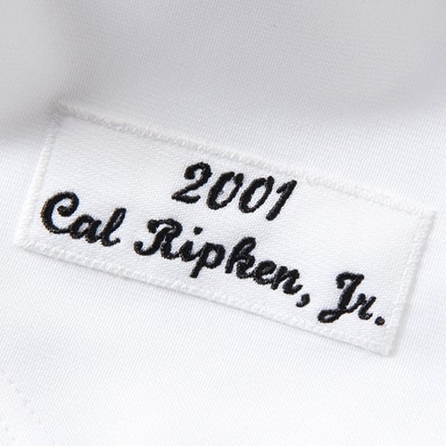 Baltimore Orioles Cal Ripken Mitchell & Ness Home Authentic Jersey - White
