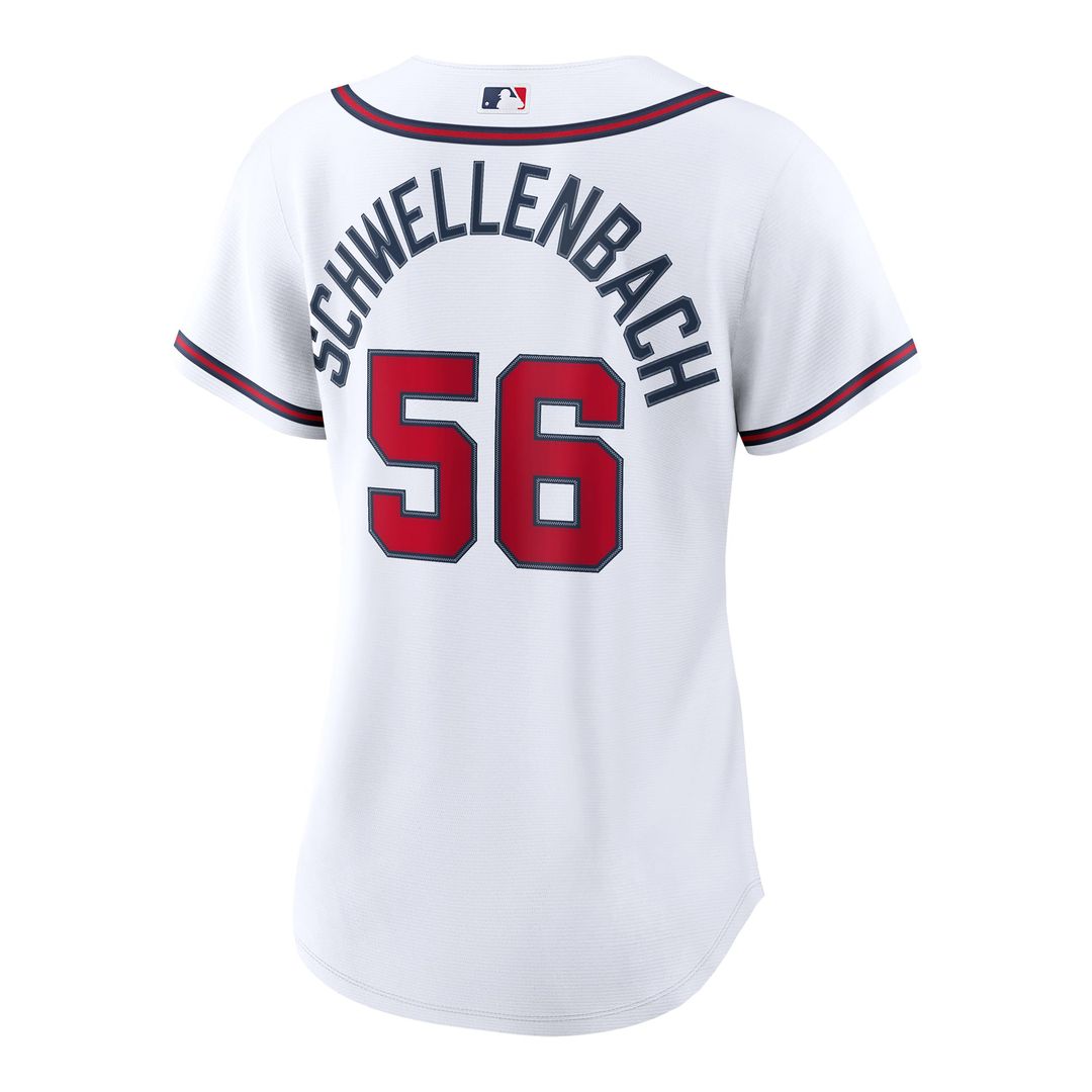 Atlanta Braves Spencer Schwellenbach Nike Women's Home Replica Jersey - White