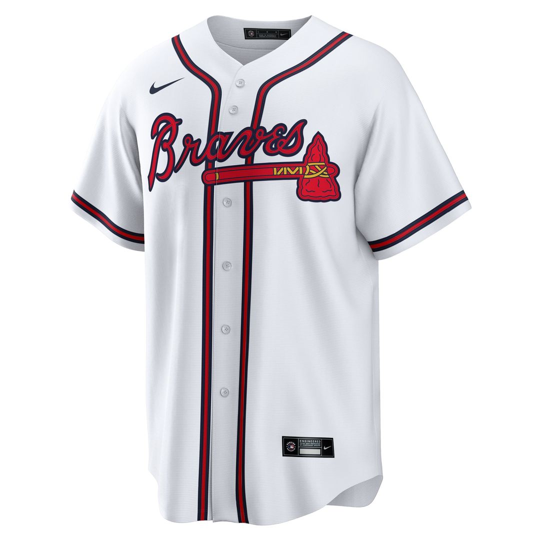 Atlanta Braves Reynaldo Lopez Nike Home Replica Jersey - White