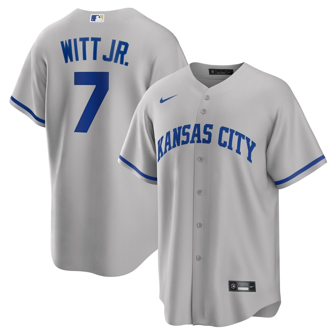 Kansas City Royals Bobby Witt Jr. Nike Alternate 2 Replica Jersey - Rush Blue
