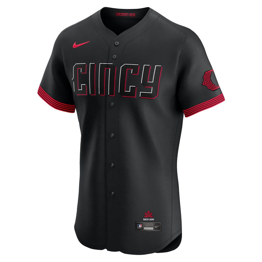 Cincinnati Reds Nike City Connect Elite Jersey - Black