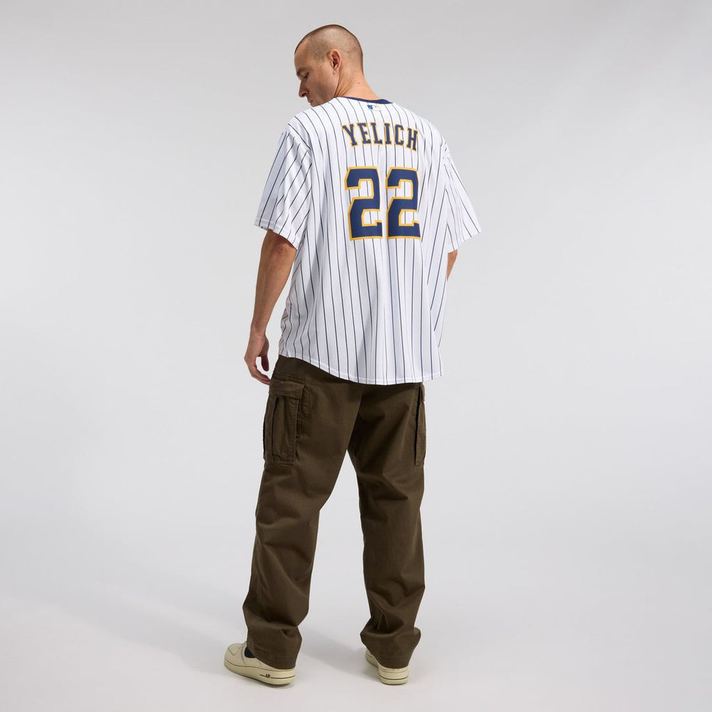 Milwaukee Brewers Christian Yelich Nike Alternate Replica Player Jersey - White