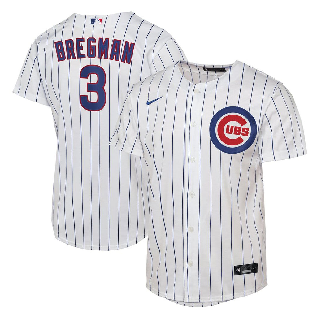 Chicago Cubs Alex Bregman Nike Youth Home Replica Jersey - White