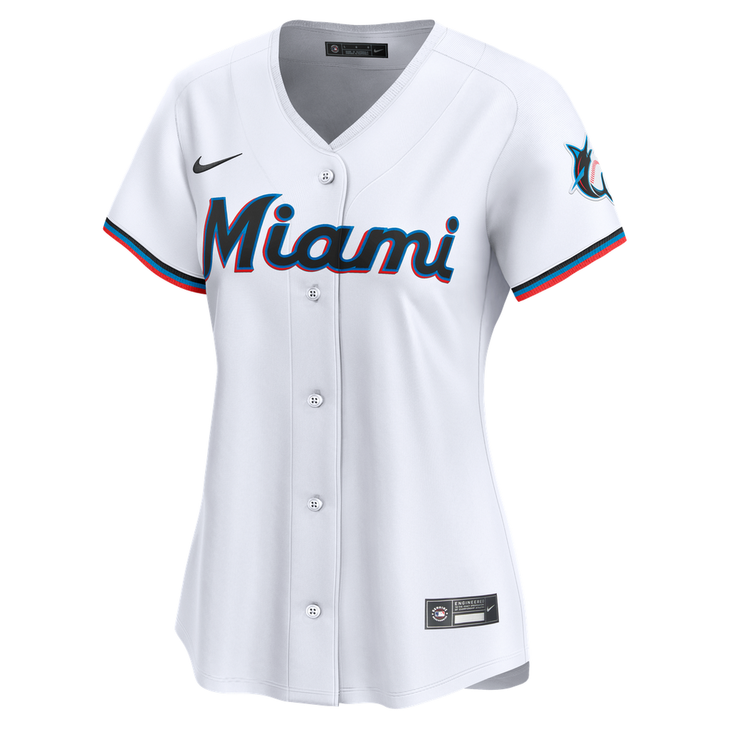 Miami Marlins Sandy Alcantara Nike Women's Home Limited Player Jersey - White