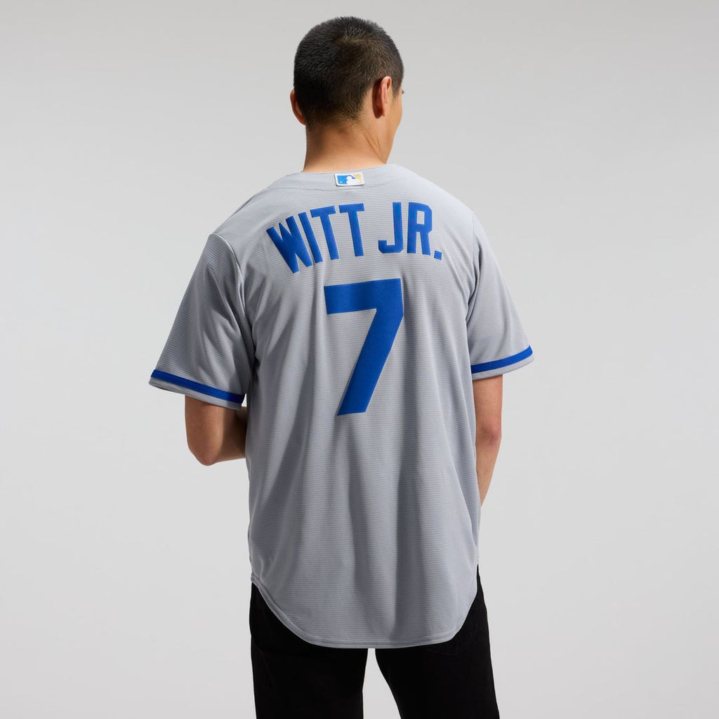 Kansas City Royals Bobby Witt Jr. Nike Road Replica Jersey - Gray