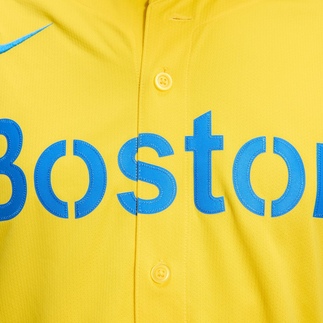 Boston Red Sox Nike City Connect Limited Jersey - Gold