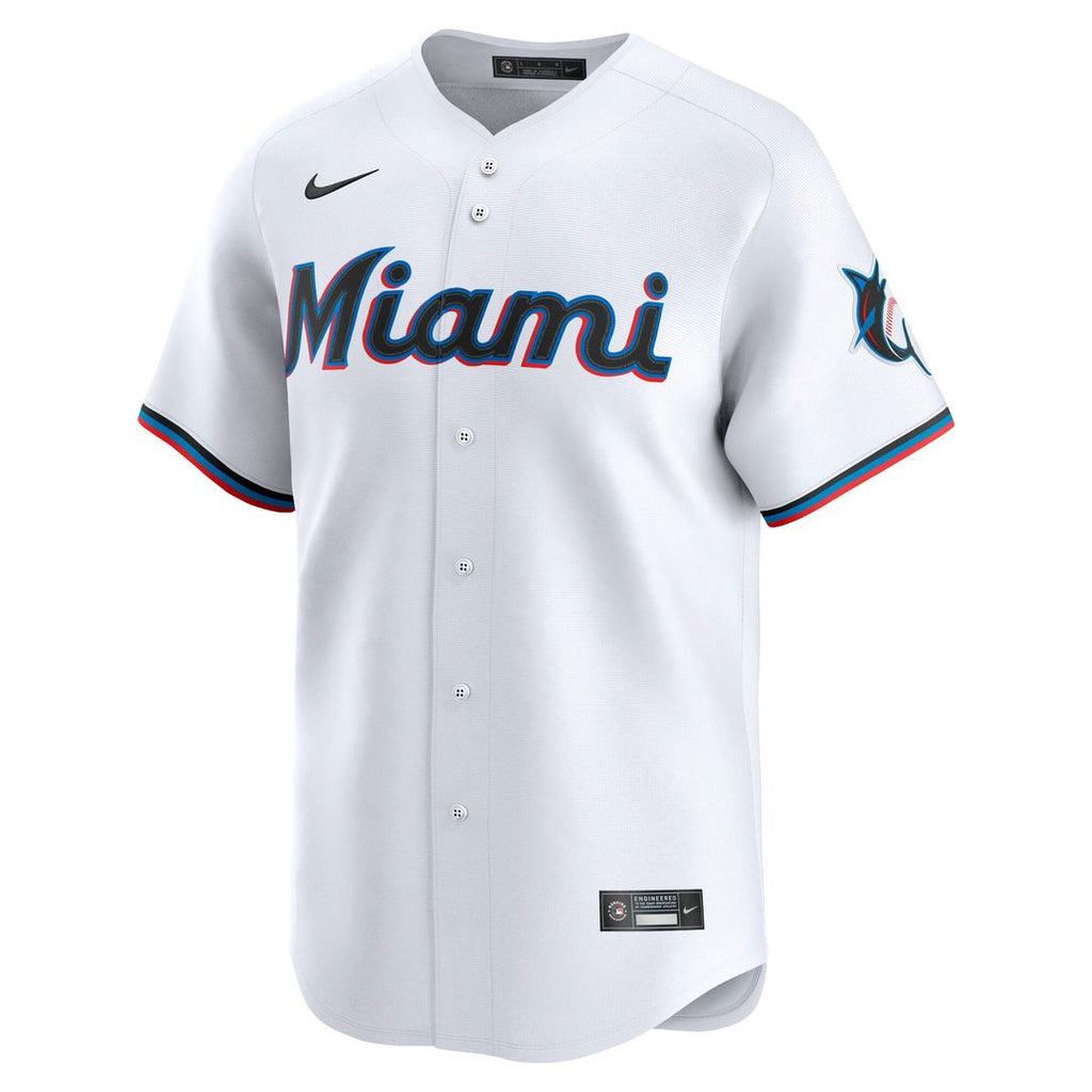 Miami Marlins Nike Home Replica Team Jersey - White
