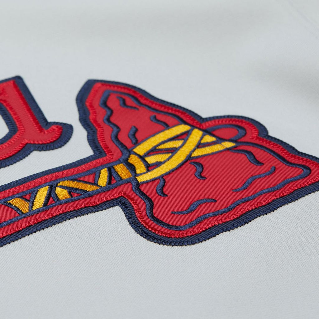 Atlanta Braves Greg Maddux Mitchell & Ness 1995 Throwback Authentic Jersey - Gray