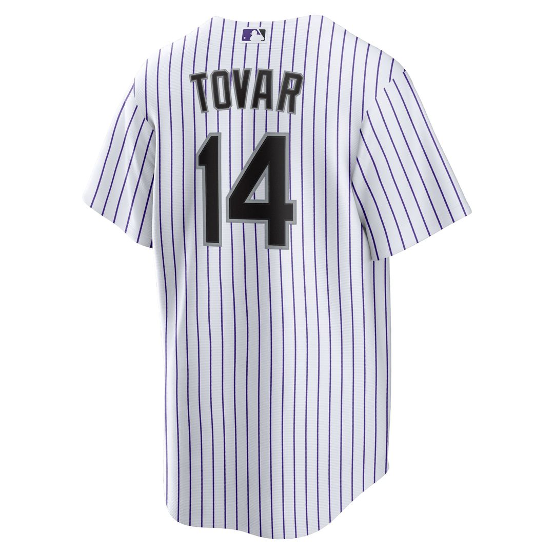 Colorado Rockies Ezequiel Tovar Nike Home Replica Jersey - White
