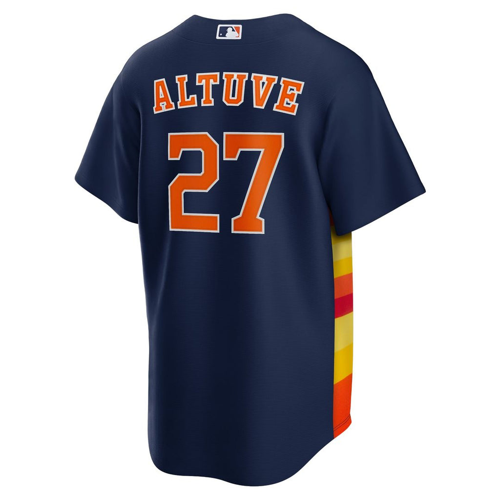Houston Astros Jose Altuve Nike Alternate 2 Replica Jersey - Navy