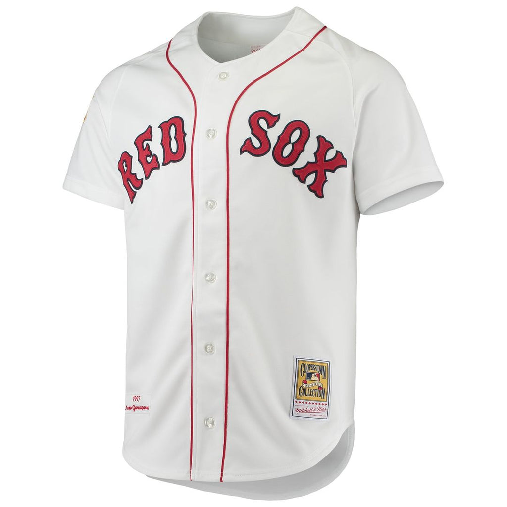 Boston Red Sox Nomar Garciaparra Mitchell & Ness 1997 Cooperstown Authentic Jersey - White