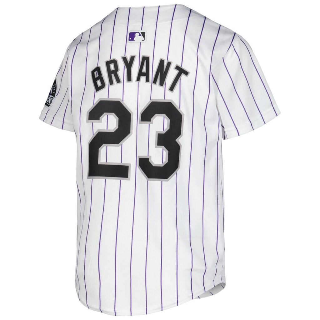 Colorado Rockies Kris Bryant Nike Youth Alternate Limited Player Jersey - Purple