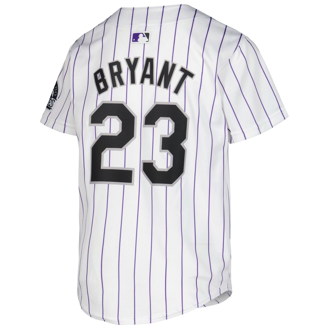 Colorado Rockies Kris Bryant Nike Youth Alternate Limited Player Jersey - Purple