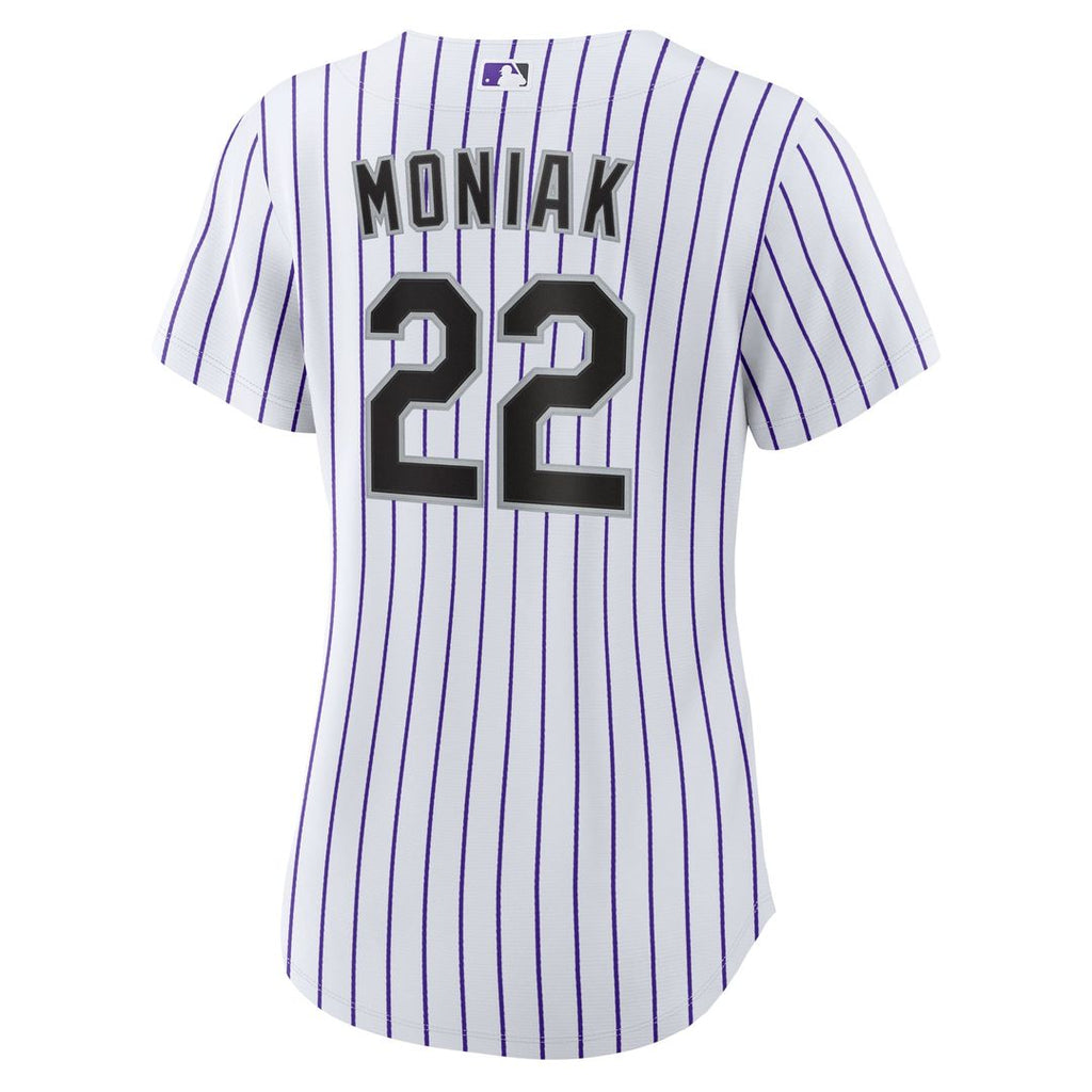 Colorado Rockies Mickey Moniak Nike Women's Home Replica Jersey - White