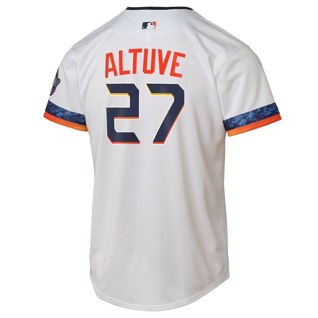 Houston Astros Jose Altuve Nike Youth 2025 City Connect Limited Player Jersey - White