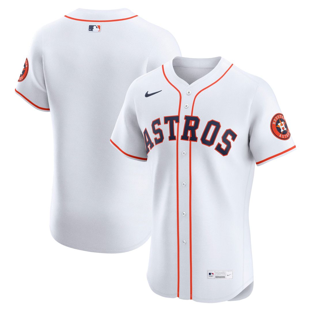 Houston Astros Nike Home Elite Jersey - White