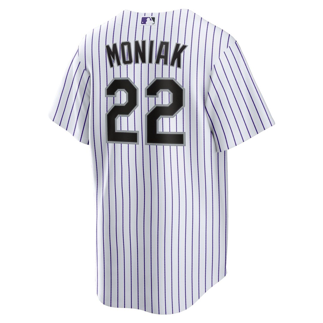 Colorado Rockies Mickey Moniak Nike Home Replica Jersey - White