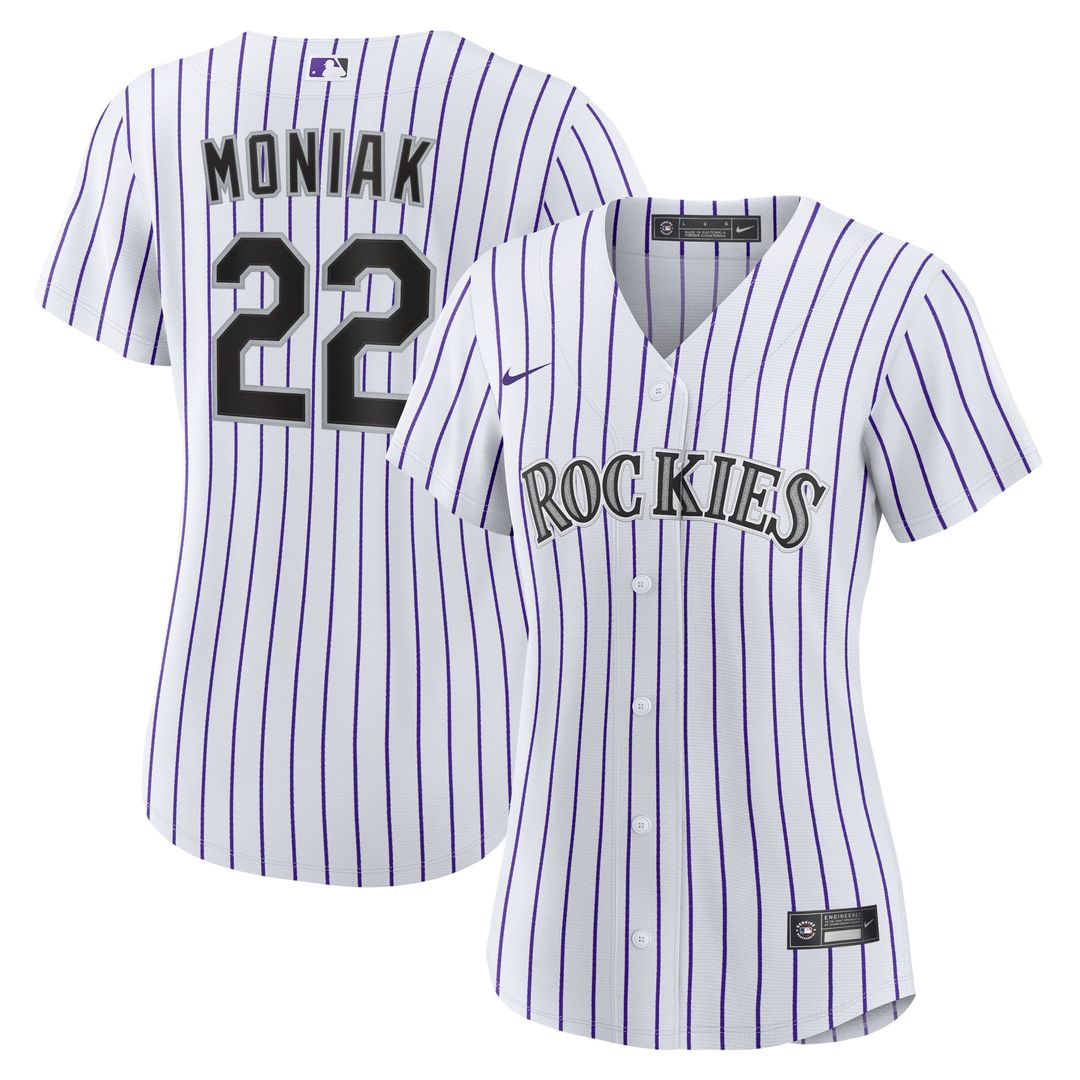 Colorado Rockies Mickey Moniak Nike Women's Home Replica Jersey - White