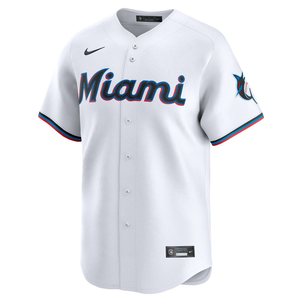 Miami Marlins Nike Home Limited Pick - A - Player Retired Roster Jersey - White
