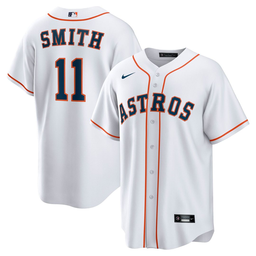 Houston Astros Cam Smith Nike Home Replica Jersey - White