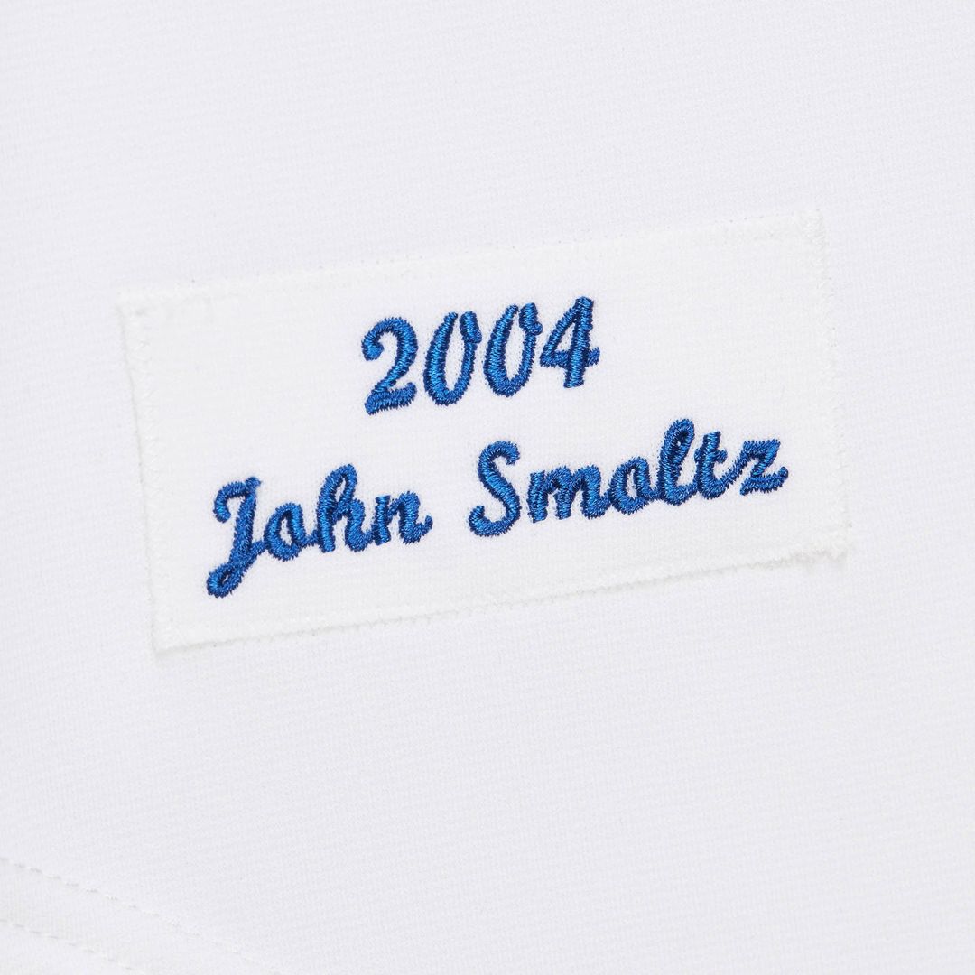Atlanta Braves John Smoltz Mitchell & Ness 2004 Cooperstown Authentic Throwback Jersey - White