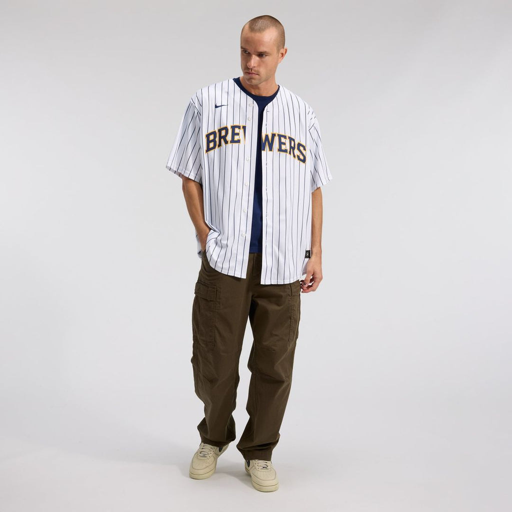 Milwaukee Brewers Christian Yelich Nike Alternate Replica Player Jersey - White