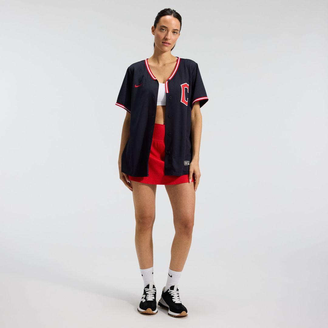 Cleveland Guardians Nike Women's Alternate Replica Jersey - Navy
