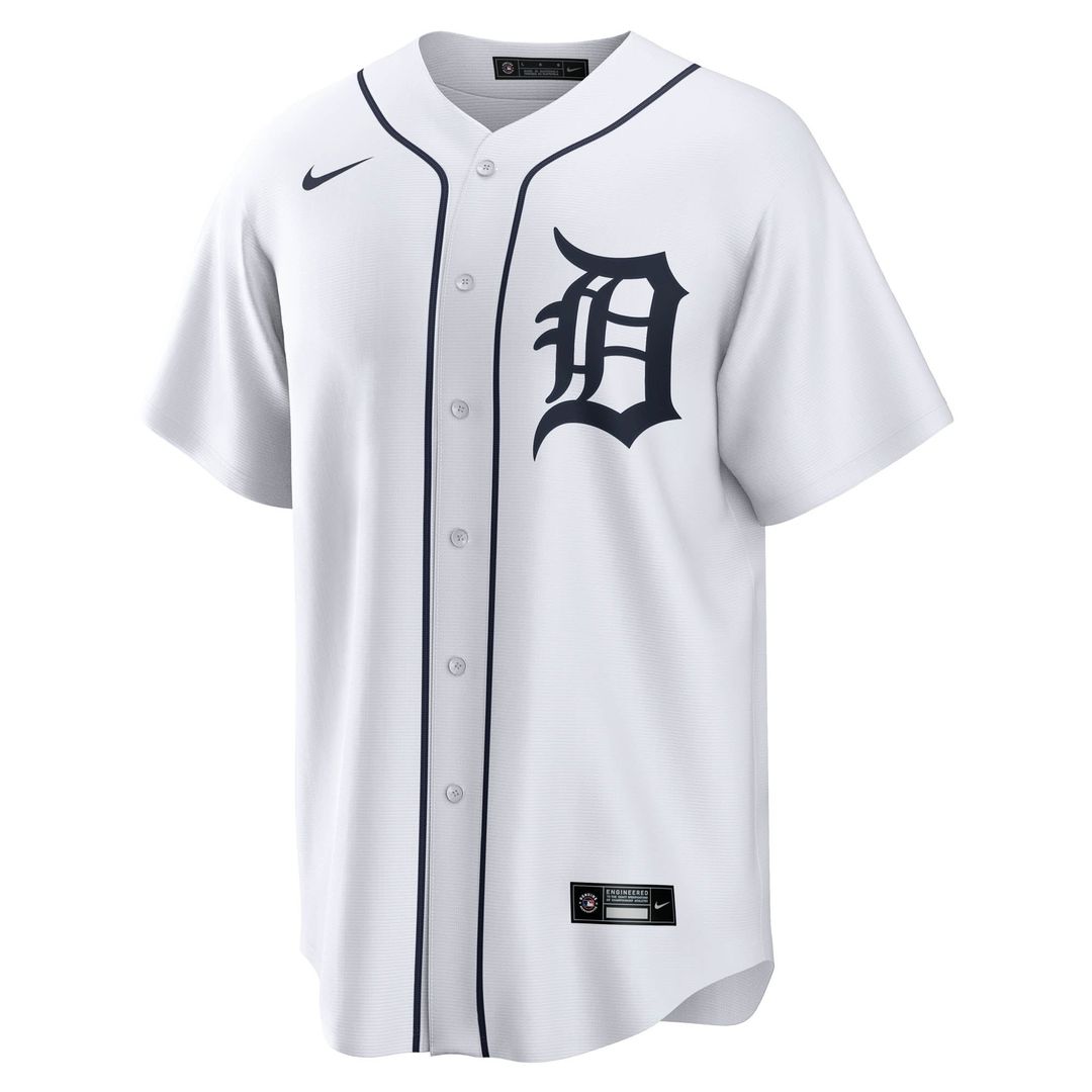 Detroit Tigers Wenceel Pérez Nike Home Replica Jersey - White