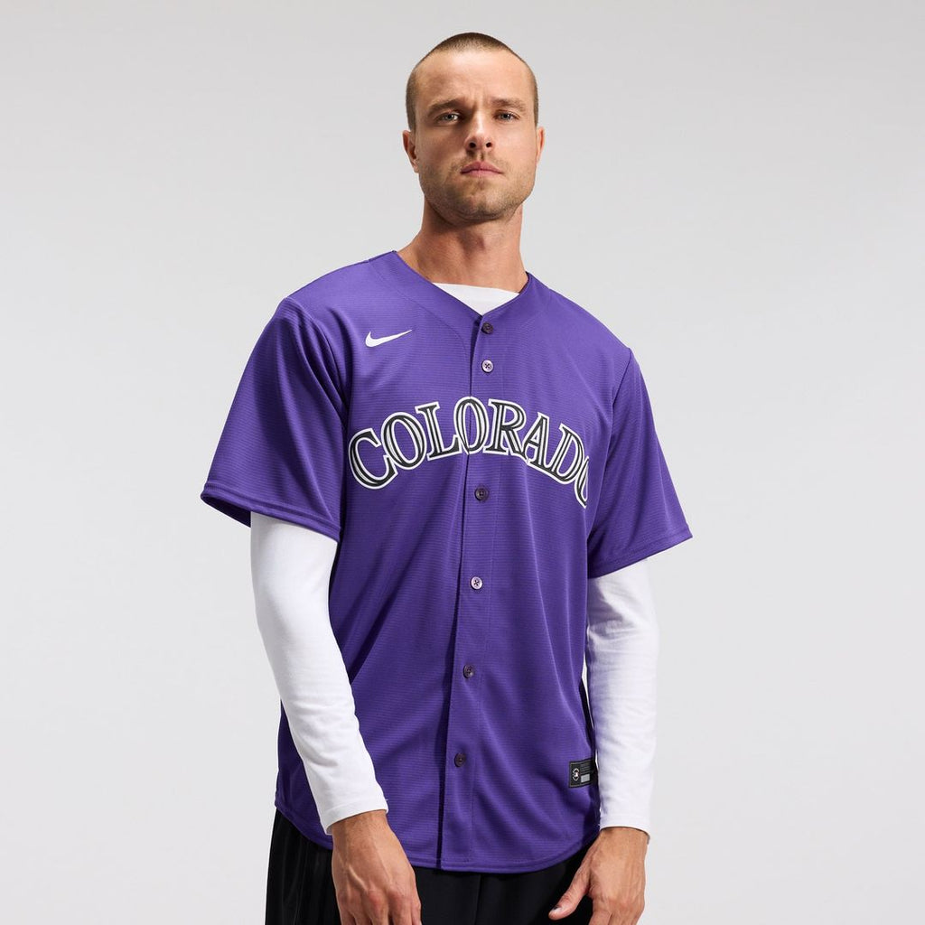 Colorado Rockies Nike Alternate Replica Team Jersey - Purple