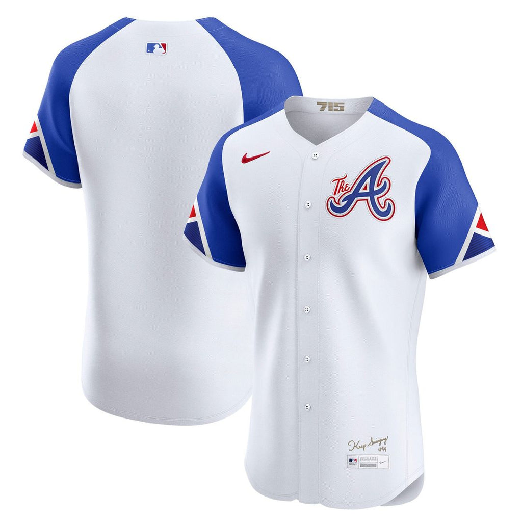 Atlanta Braves Nike City Connect Elite Jersey - White