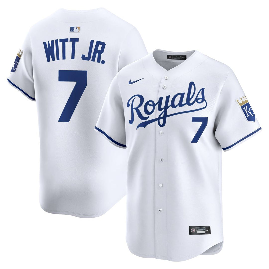Kansas City Royals Bobby Witt Jr. Nike Home Limited Player Jersey - White