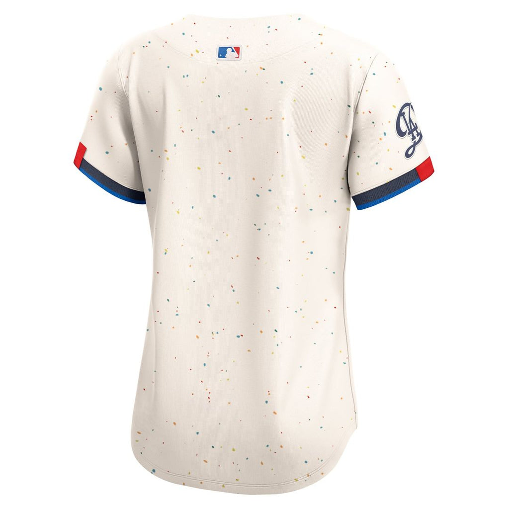 Los Angeles Dodgers Nike Women's City Connect Limited Jersey - Cream