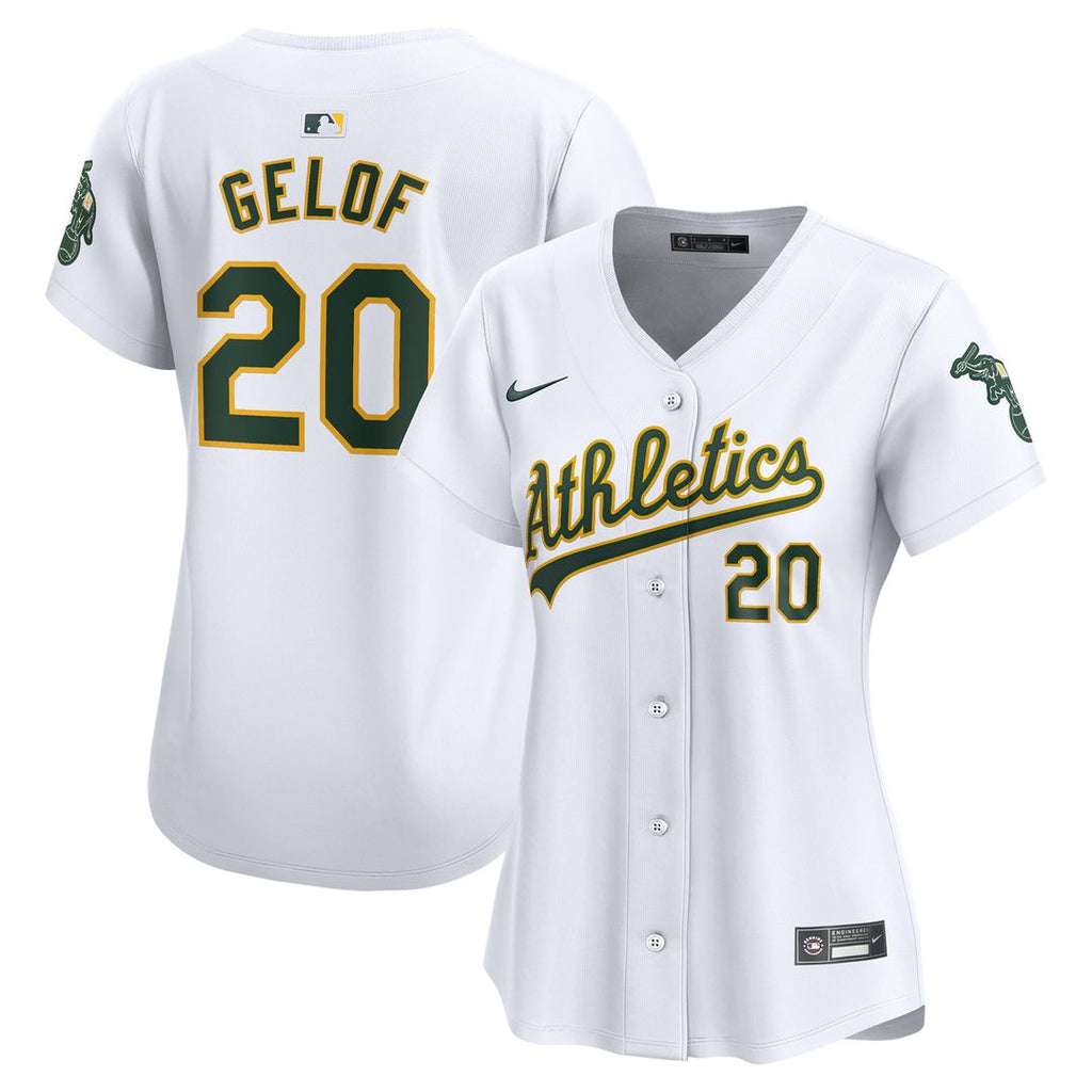 Athletics Zack Gelof Nike Women's Home Limited Player Jersey - White