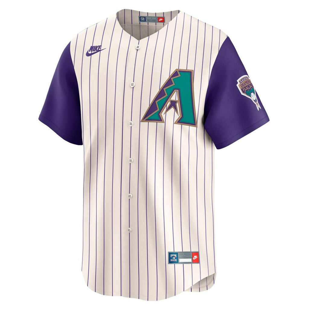 Arizona Diamondbacks Randy Johnson Nike Throwback Cooperstown Limited Jersey - Black