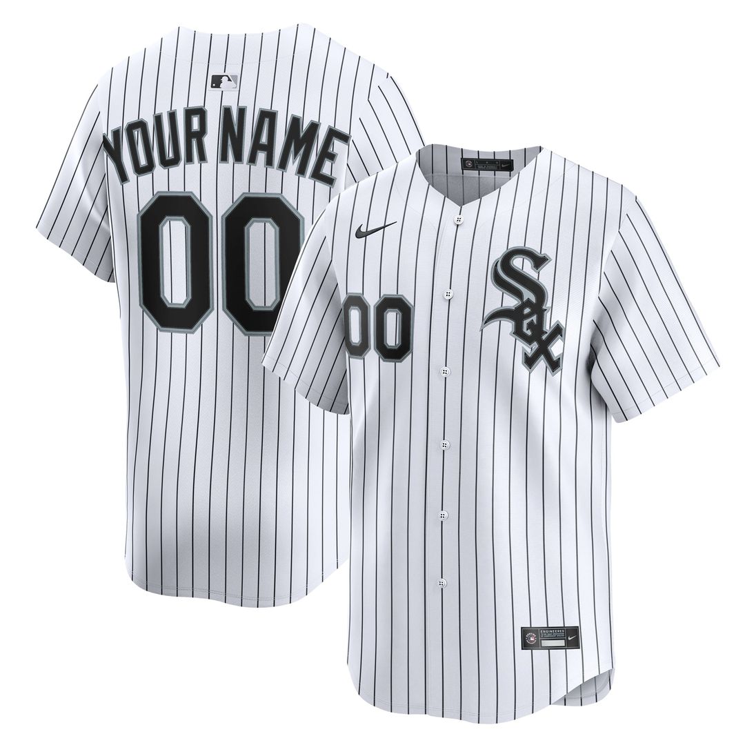 Chicago White Sox Nike Youth Home Custom Limited Jersey - White