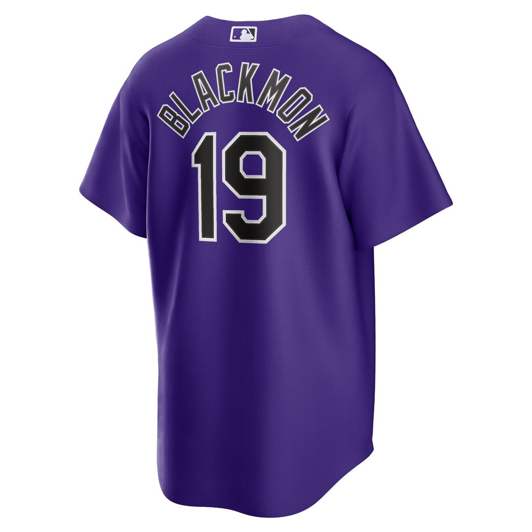 Colorado Rockies Charlie Blackmon Nike Alternate Replica Player Name Jersey - Purple