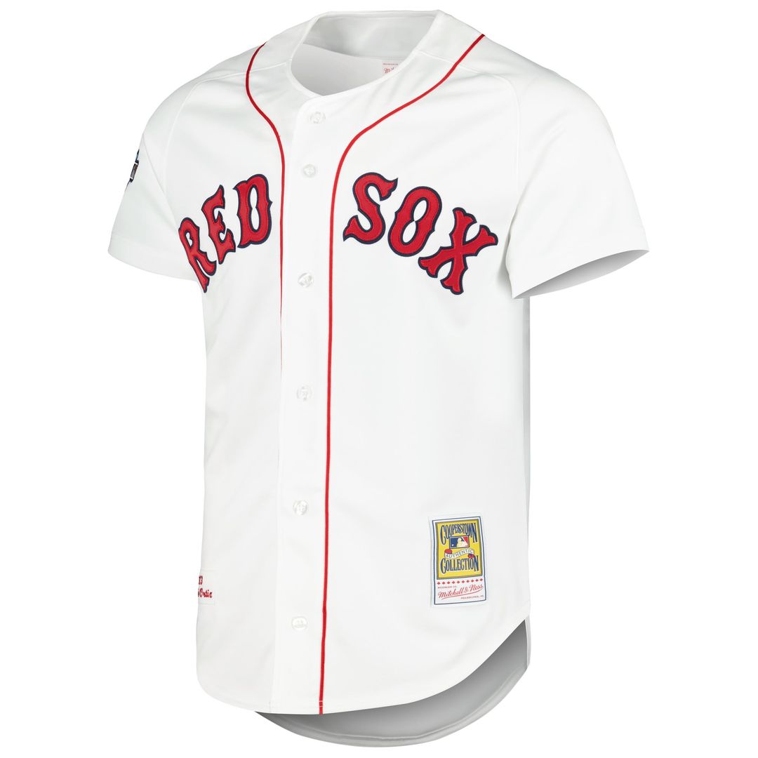 Boston Red Sox David Ortiz Mitchell & Ness Cooperstown Authentic Jersey - White