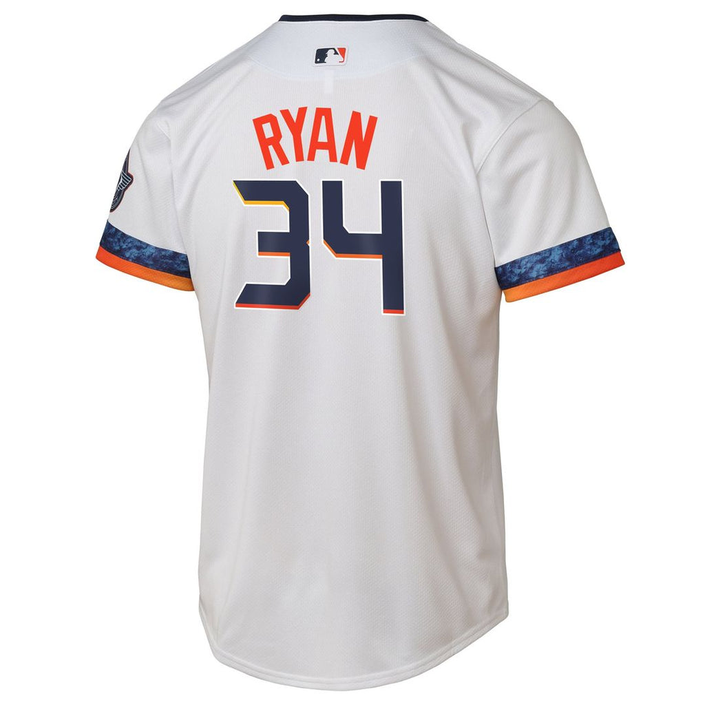 Houston Astros Nolan Ryan Nike Youth 2025 City Connect Limited Player Jersey - White