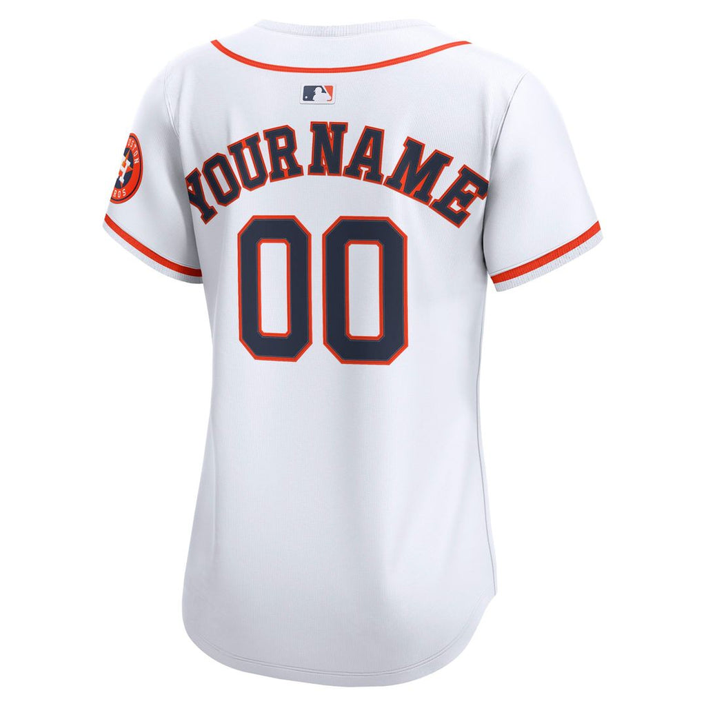 Houston Astros Nike Women's Home Limited Custom Jersey - White