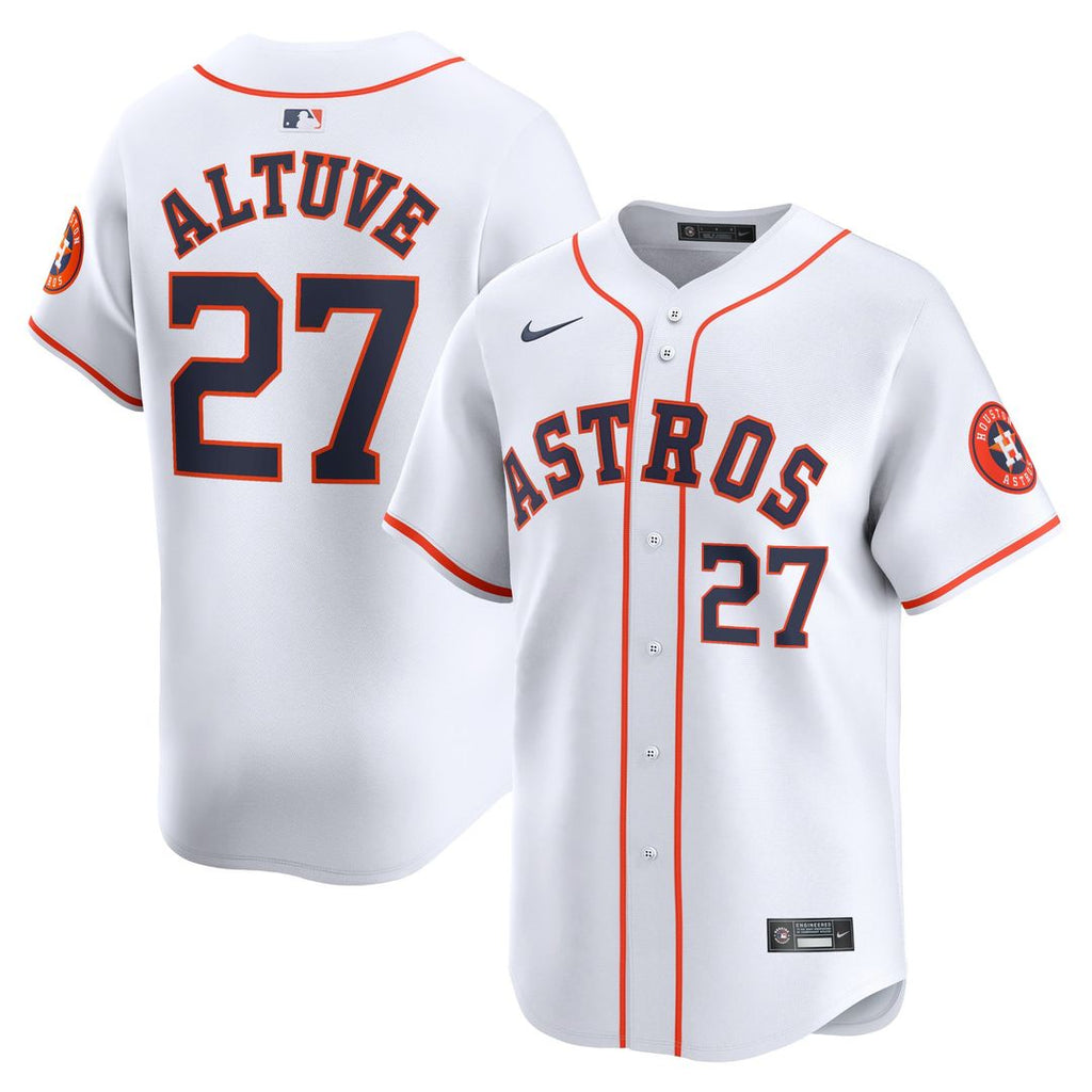Houston Astros Jose Altuve Nike Home Limited Player Jersey - White