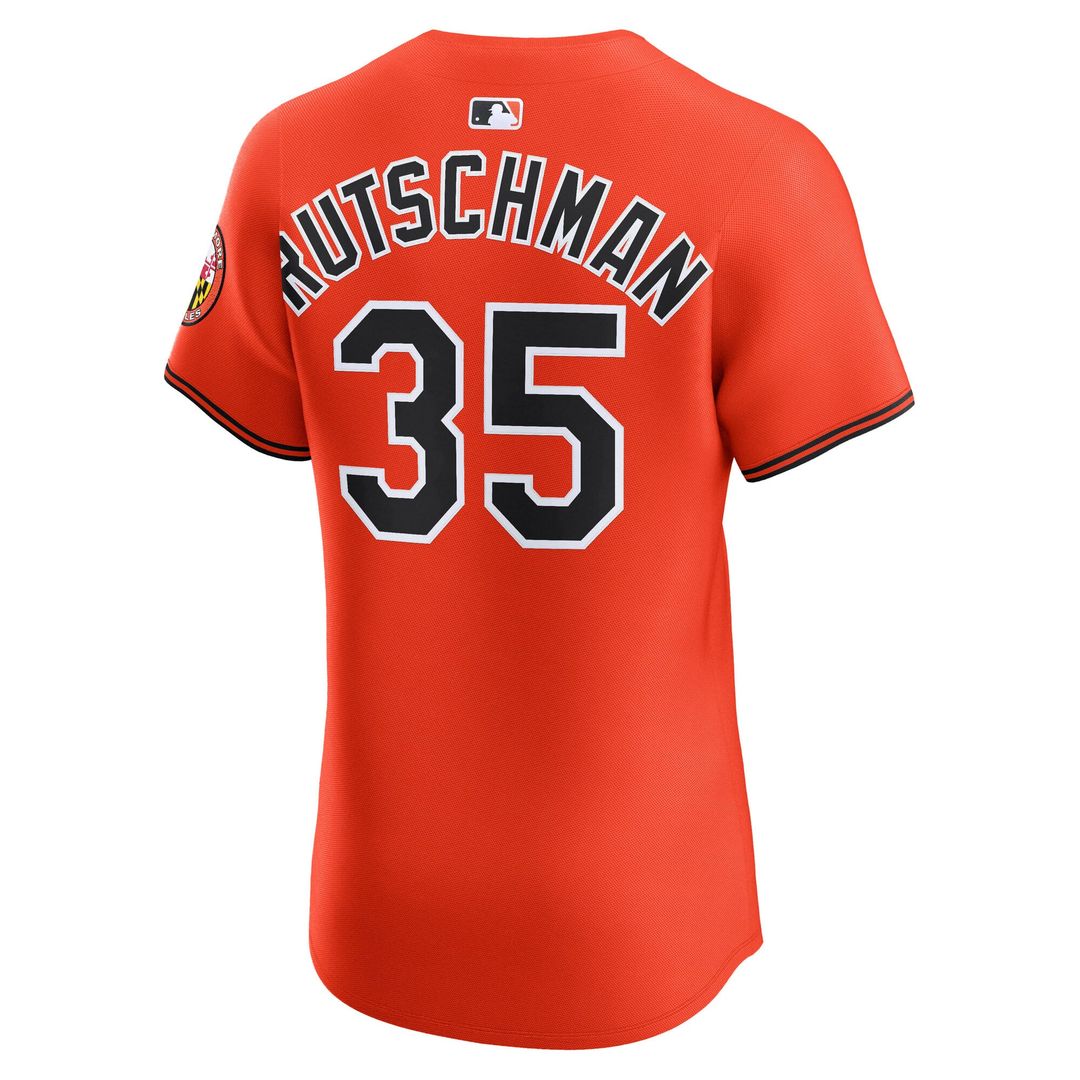 Baltimore Orioles Adley Rutschman Nike Alternate 2 Elite Jersey - Orange