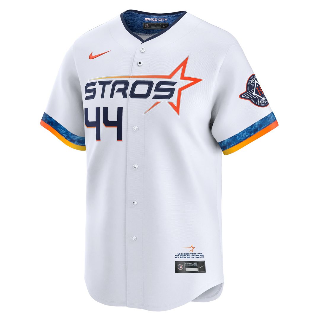 Houston Astros Yordan Alvarez Nike 2025 City Connect Limited Player Jersey - White