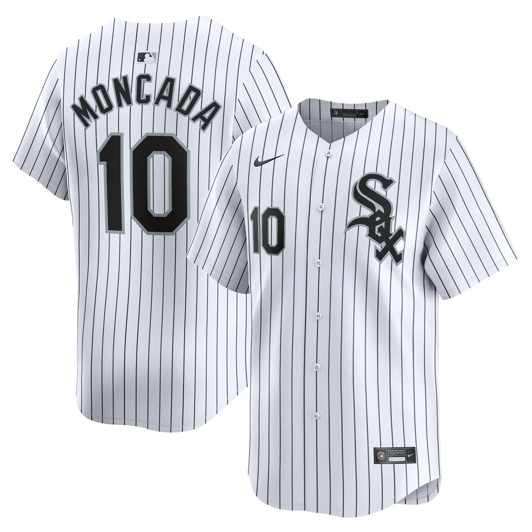 Chicago White Sox Yoan Moncada Nike Home Limited Player Jersey - White